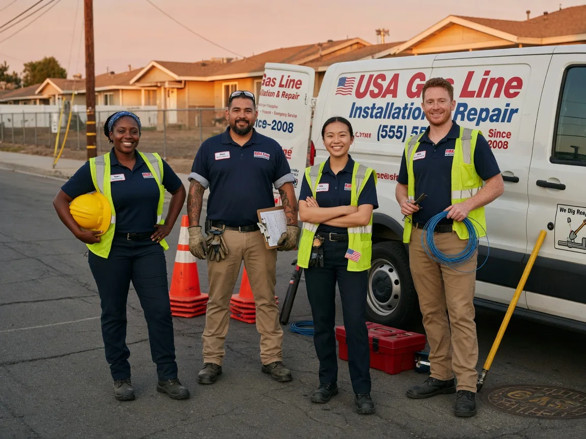 Gas Line Installation company in Climbing Hill, IA